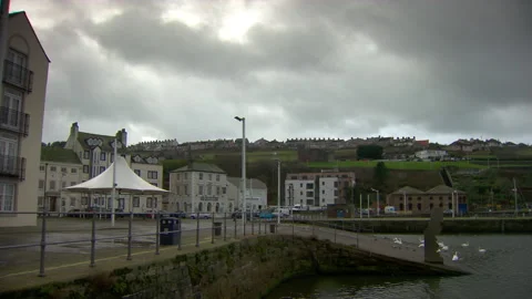 Harbour Slipway Stock-Footage 147330996