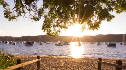 Harbour Sunset Time lapse, Mid Shot, 117GYPBL PAL Stock Footage 26370750