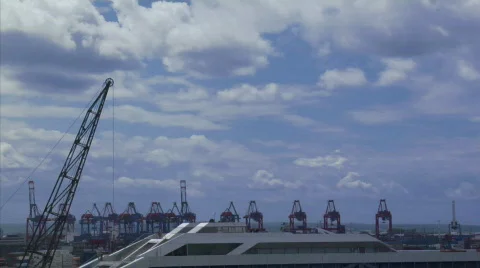 Harbour Time Lapse Loop Stock-Footage 141442