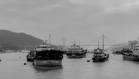 Harbour view Foto stock