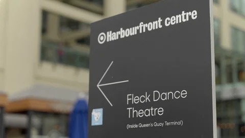 Harbourfront Centre signage Stock Footage 106063936