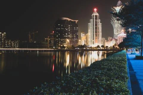 Harbourside, Macao Stock Photos