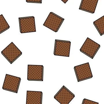 Hard boards vector seamless pattern Stock Illustration