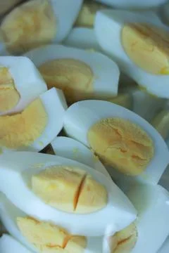 Hard boiled egg Stock Photos