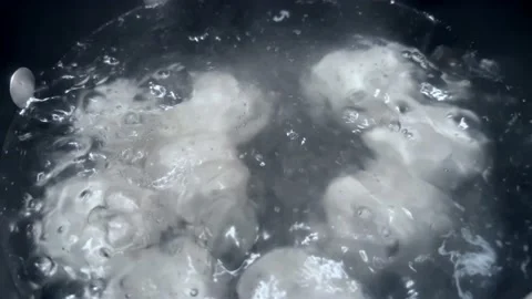 Hard boiled eggs 1 Stock Footage 197488944