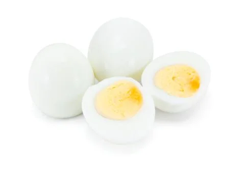 Hard boiled eggs Stock Photos