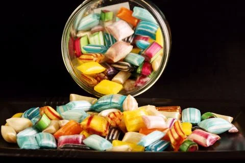 Hard candies Stock Photos