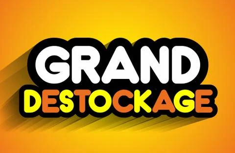 Hard Discount Big Sale Stock Illustration