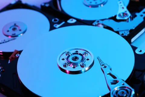 Hard discs Stock Photos