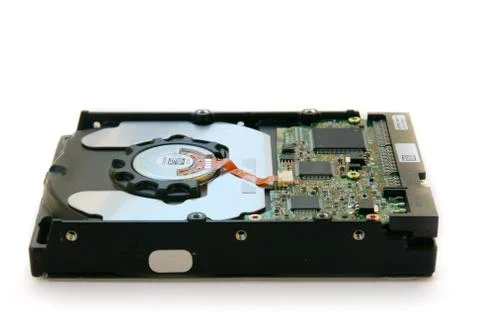 Hard disk below full Stock Photos