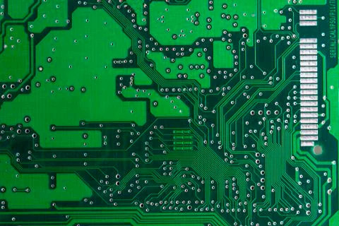 Hard disk circuit Stock Photos