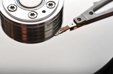 Hard disk close up 写真素材