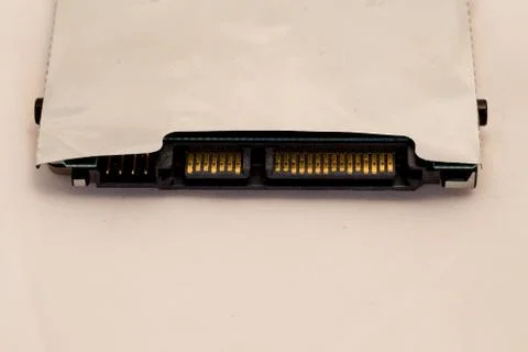 Hard disk connections Stockfoto's