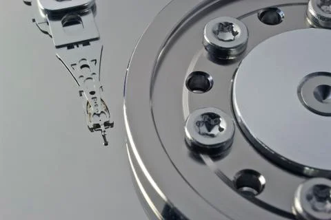 Hard disk detail Stock Photos