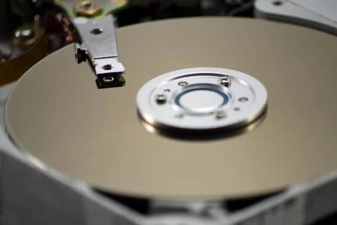 Hard disk detail Stockfoto's