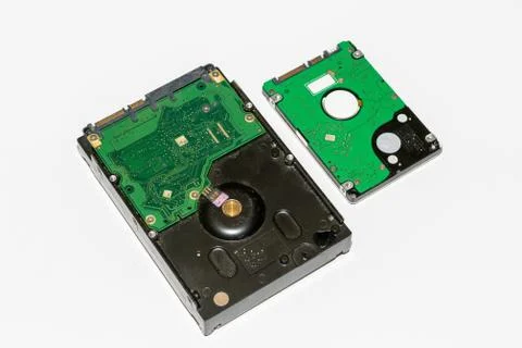 Hard disk drive 2.5 and 3.5 Stock Photos