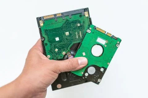 Hard disk drive 2.5 and 3.5 Stock Photos