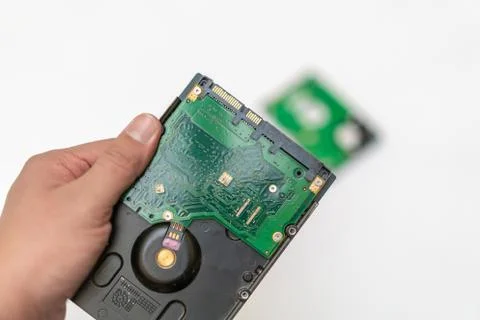 Hard disk drive 2.5 and 3.5 Stock Photos