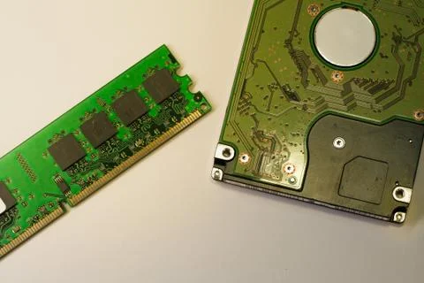 Hard disk drive board Stock Photos