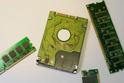 Hard disk drive board Stock Photos