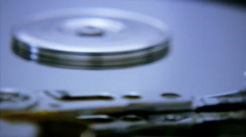 Hard Disk Drive closeup 3 Stock Footage 581192