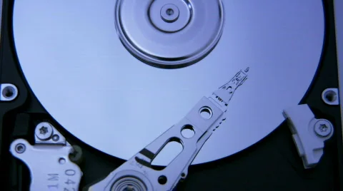 Hard Disk Drive closeup 5 Stock Footage 581199