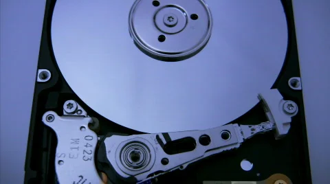 Hard Disk Drive closeup 6 Zoom Video stock 581203