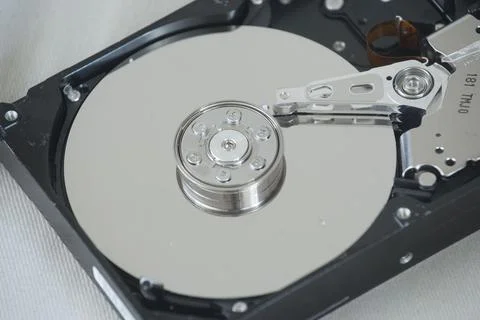 Hard disk drive data storage for computers Fotos Stock