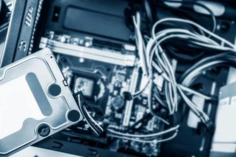 Hard disk drive HDD. Stock Photos
