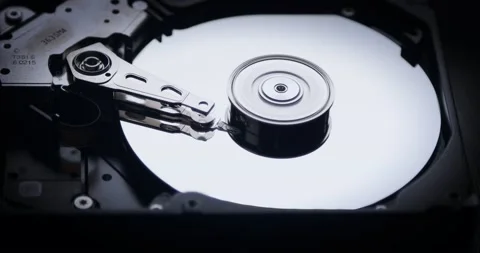 Hard disk drive HDD is working Stock Footage 176841837