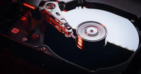 Hard disk drive HDD is working Stock Footage 190921524