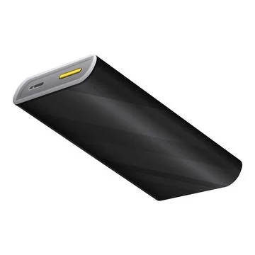 Hard disk drive icon cartoon . Computer memory Stock Illustration