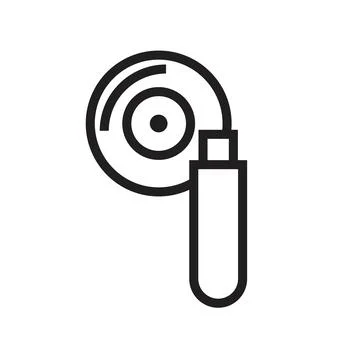 Hard Disk Drive Icon, Ideal for Storage and Technology Illustrations Stock Illustration