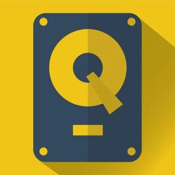 Hard Disk Drive Stock Illustration