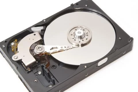 Hard disk drive inside for data recovery Stock Photos