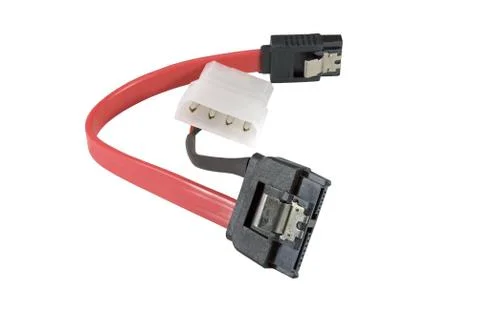 Hard disk drive power cables Stock Photos