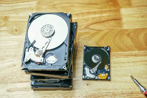 Hard disk drive removable case Foto stock