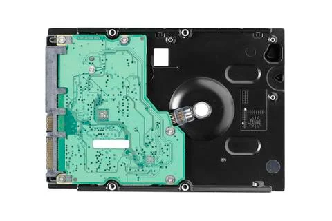 Hard disk driver isolated on white background Stock Photos
