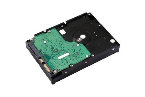 Hard disk driver isolated on white background Stock Photos