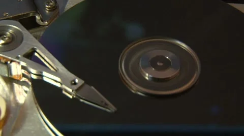 Hard Disk - earth reflection Video stock 7751421