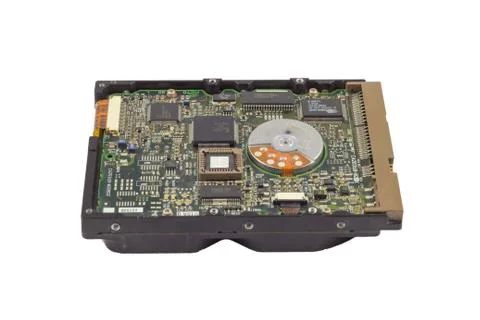 Hard disk ,electronic board Foto stock