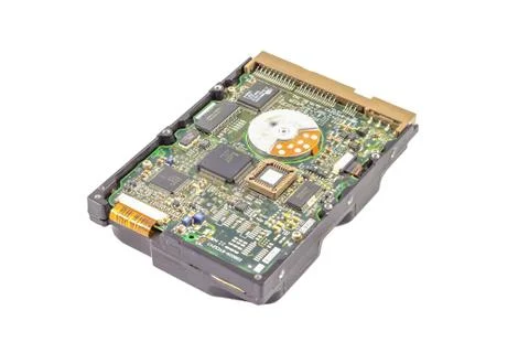 Hard disk ,electronic board Stock Photos