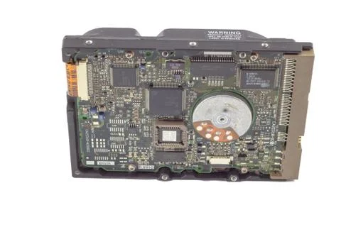 Hard disk ,electronic board Stock Photos