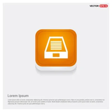 Hard Disk Icon Stock Illustration