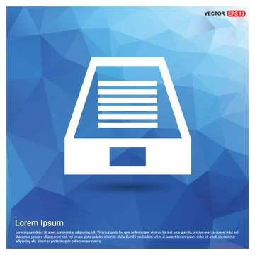 Hard Disk Icon Illustrazione stock