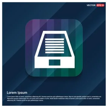 Hard Disk Icon イラスト素材