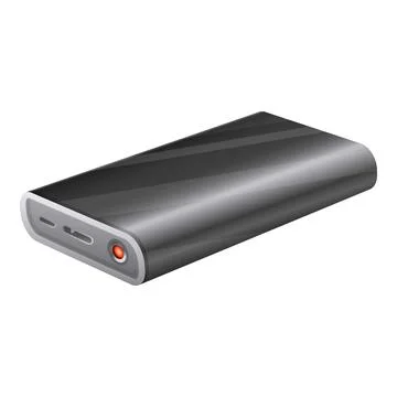 Hard disk memory icon cartoon . Usb storage Illustrazione stock