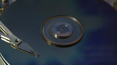 Hard Disk - numbers (closeup) Stock Footage 7750288