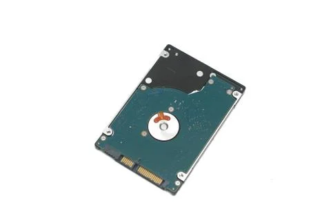 Hard disk over white background Stock Photos