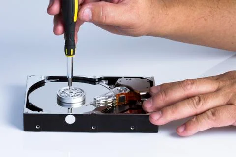 Hard disk Foto stock